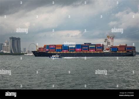 Ship KOTA MEGAH (Container Ship) Registered in Singapore.